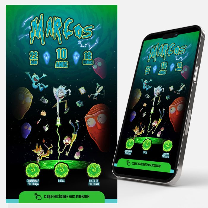 convite-aniversario-rick-and-morty-3 Convite aniversário Rick-and Morty