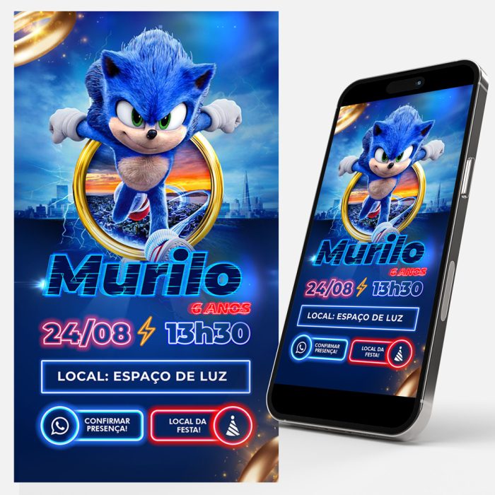 convite-aniversario-sonic-3 Convite digital de aniversário Sonic