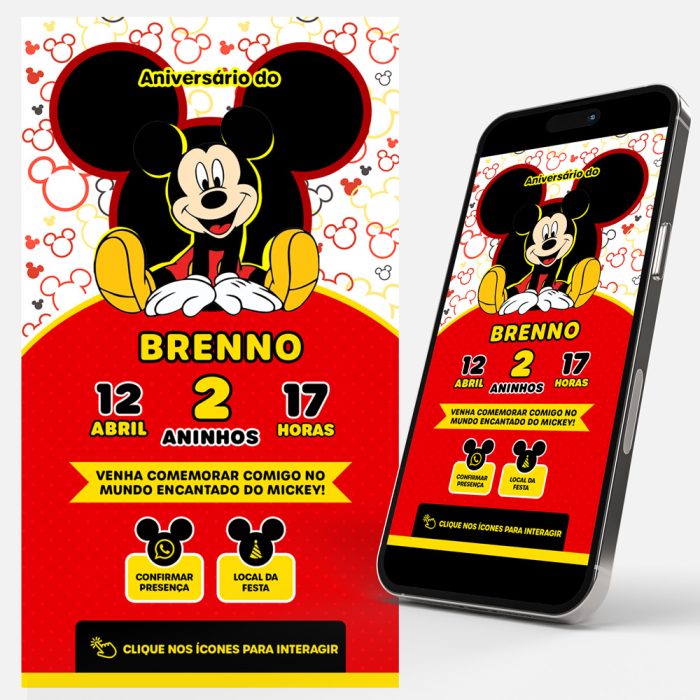 Convite-aniversario-mickey-3 Convite de aniversario virtual Mickey