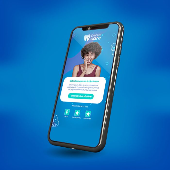 cartão de visita digital para dentista