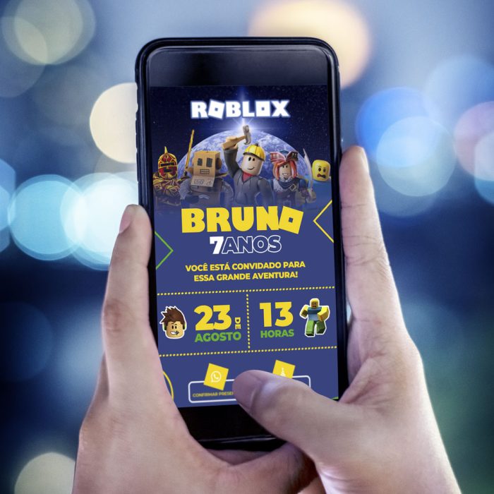 Imagem convite digital roblox