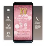 Convite de aniversario digital 15 anos